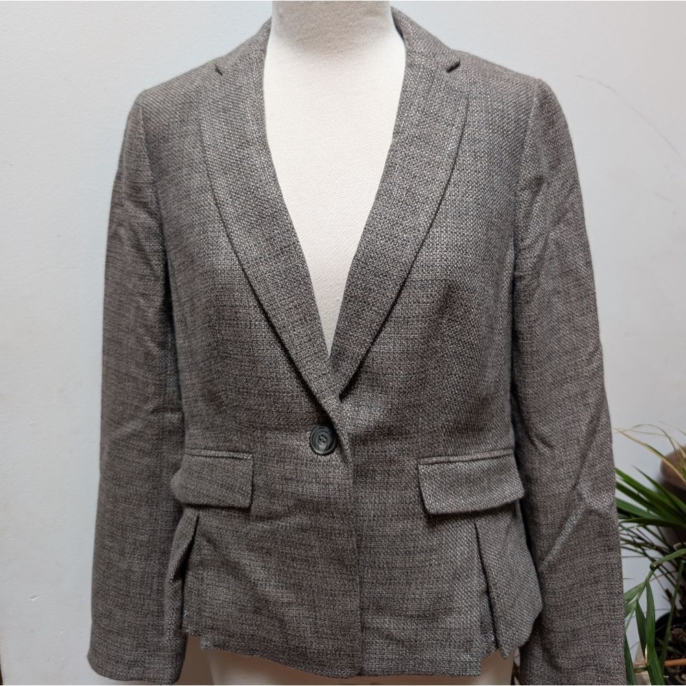Talbots Women's Textured Wool Blend Blazer New
